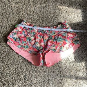 Lululemon floral shorts
